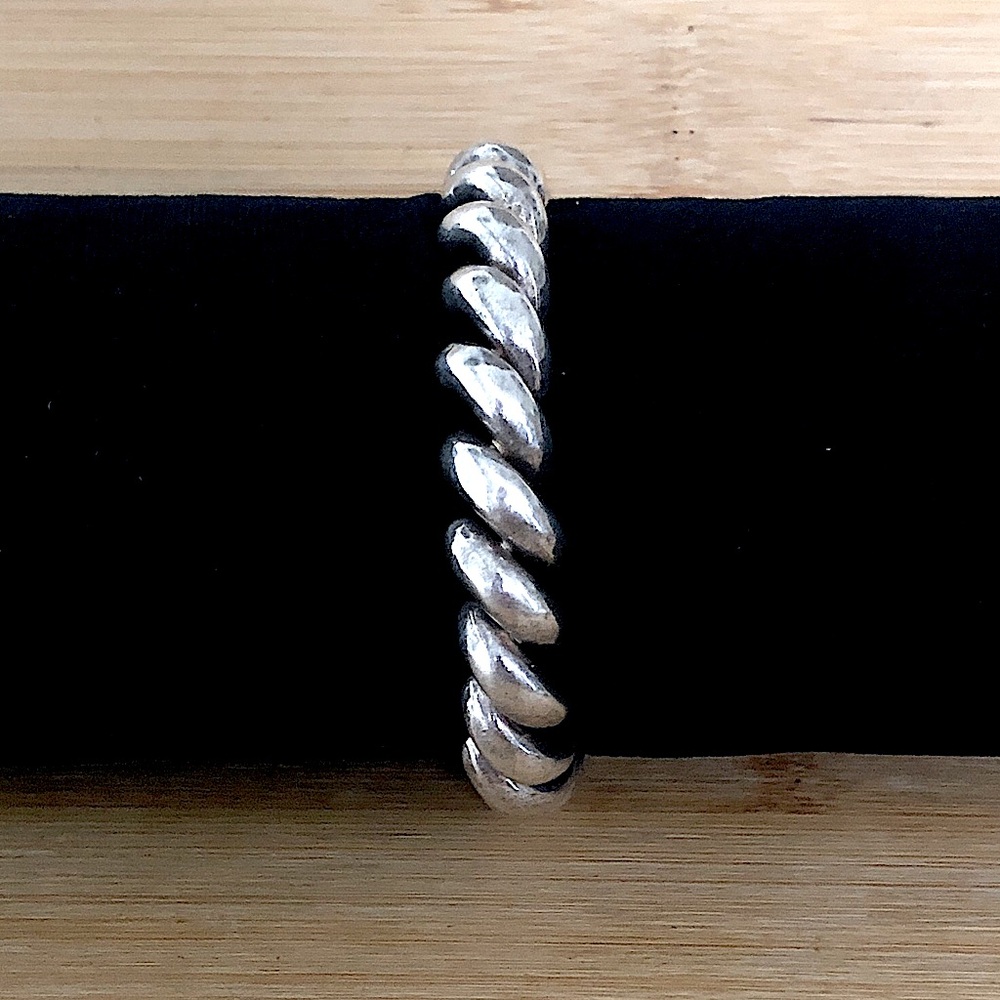 $178 Italian Estate Bracelet Sterling Silver 23 Grams Marked ITALY 925